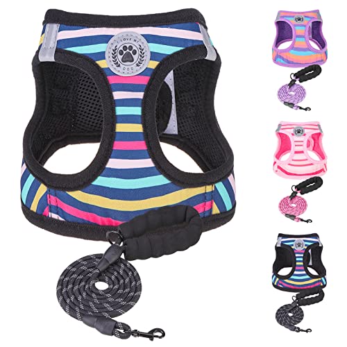 BEAUTYZOO Hundegeschirr und Leine, Set für kleine Hunde, kein Ziehen, Step-in-Geschirr für Welpen, XS, S, Hunde und Katzen, Air-Mesh, verstellbar, atmungsaktiv, weich, kein Ersticken, ausbruchsicher, BEAUTYZOO Hundegeschirr und Leine, Set für kleine Hunde, kein Ziehen, Step-in-Geschirr für Welpen, XS, S, Hunde und Katzen, Air-Mesh, verstellbar, atmungsaktiv, weich, kein Ersticken, ausbruchsicher, von BEAUTYZOO