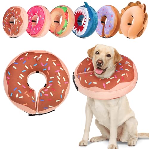BEAUTYZOO Hundekegel-Alternative nach Operationen für große, mittelgroße und kleine Hunde, weiche aufblasbare Kegelhalsbänder für Hunde und Katzen, Hals Donut E Halsband Hund Erholungshalsband gegen von BEAUTYZOO