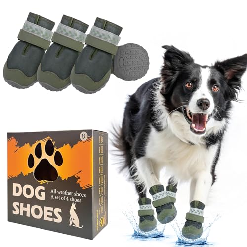 BEAUTYZOO Hundeschuhe für große Hunde, Hundeschuhe für heißen Bürgersteig, Wandern, Spazierengehen, Hundeschuhe & Pfotenschutz für Winter, verschneite Tage, regnerisches Wetter, wasserdichte BEAUTYZOO Hundeschuhe für große Hunde, Hundeschuhe für heißen Bürgersteig, Wandern, Spazierengehen, Hundeschuhe & Pfotenschutz für Winter, verschneite Tage, regnerisches Wetter, wasserdichte von BEAUTYZOO