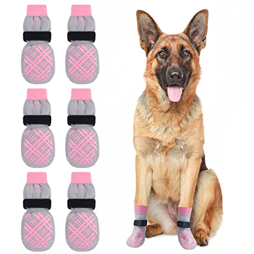 BEAUTYZOO Hundesocken gegen Lecken für Hartholzböden, Hundestiefel, Schuhe für kleine, mittelgroße und große Hunde, doppelseitige Griffe, Traktionskontrolle, rutschfeste Socken für Welpen, Hunde, BEAUTYZOO Hundesocken gegen Lecken für Hartholzböden, Hundestiefel, Schuhe für kleine, mittelgroße und große Hunde, doppelseitige Griffe, Traktionskontrolle, rutschfeste Socken für Welpen, Hunde, von BEAUTYZOO