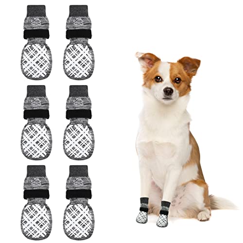 BEAUTYZOO Hundesocken gegen Lecken für Hartholzböden, Hundestiefel, Schuhe für kleine, mittelgroße und große Hunde, doppelseitige Griffe, Traktionskontrolle, rutschfeste Socken für Welpen, Hunde BEAUTYZOO Hundesocken gegen Lecken für Hartholzböden, Hundestiefel, Schuhe für kleine, mittelgroße und große Hunde, doppelseitige Griffe, Traktionskontrolle, rutschfeste Socken für Welpen, Hunde von BEAUTYZOO