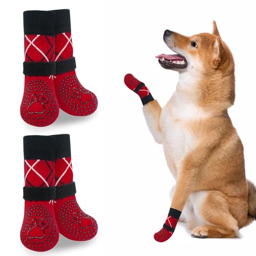 BEAUTYZOO Hundesocken gegen Lecken von Pfoten, Hundesocken für Hartholzböden, rutschfeste Socken für Hunde, Hundepfotenschutz, rutschfeste Socken für ältere Hunde, rutschfeste Hundesocken verhindern BEAUTYZOO Hundesocken gegen Lecken von Pfoten, Hundesocken für Hartholzböden, rutschfeste Socken für Hunde, Hundepfotenschutz, rutschfeste Socken für ältere Hunde, rutschfeste Hundesocken verhindern von BEAUTYZOO