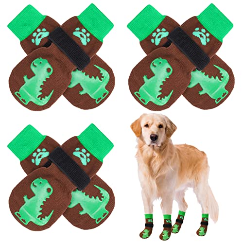 BEAUTYZOO Rutschfeste Hundesocken, Hundeschuhe für heiße/kalte Gehwege, Pfotenschutz mit Griffen, 3 Paar für Welpen, kleine, mittelgroße und große ältere Hunde, Hundesocken gegen Lecken und BEAUTYZOO Rutschfeste Hundesocken, Hundeschuhe für heiße/kalte Gehwege, Pfotenschutz mit Griffen, 3 Paar für Welpen, kleine, mittelgroße und große ältere Hunde, Hundesocken gegen Lecken und von BEAUTYZOO