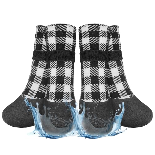 BEAUTYZOO Rutschfeste Hundesocken, Stiefel, Hundeschuhe für heiße/kalte Gehwege, Schnee, Regen, Tage, wasserdichter Griff, Pfotenschutz für Hartholzböden, verhindert Lecken für kleine, mittelgroße und BEAUTYZOO Rutschfeste Hundesocken, Stiefel, Hundeschuhe für heiße/kalte Gehwege, Schnee, Regen, Tage, wasserdichter Griff, Pfotenschutz für Hartholzböden, verhindert Lecken für kleine, mittelgroße und von BEAUTYZOO