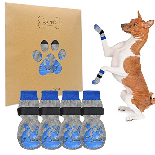 BEAUTYZOO Rutschfeste Hundesocken für Hartholzböden, für kleine, mittelgroße und große ältere Hunde, Pfotenschutz, 2 Paar – Traktionskontrolle, rutschfeste Welpensocken verhindern Lecken, BEAUTYZOO Rutschfeste Hundesocken für Hartholzböden, für kleine, mittelgroße und große ältere Hunde, Pfotenschutz, 2 Paar – Traktionskontrolle, rutschfeste Welpensocken verhindern Lecken, von BEAUTYZOO