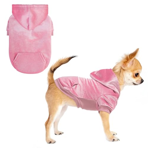 BEAUTYZOO Winter Hund Hoodie Pullover mit Taschen Warme Hundekleidung für kleine mittelgroße Hunde Junge Mädchen Samt Kapuzenpullover Hundejacke Chihuahua Mantel Kleidung Welpen Sweatshirt Katze BEAUTYZOO Winter Hund Hoodie Pullover mit Taschen Warme Hundekleidung für kleine mittelgroße Hunde Junge Mädchen Samt Kapuzenpullover Hundejacke Chihuahua Mantel Kleidung Welpen Sweatshirt Katze von BEAUTYZOO