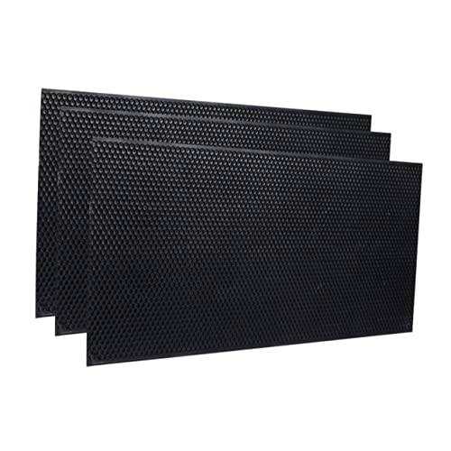 BEBEMOKO 10 Stück Teiliges Beekeeping Tools Basis mit Kunststoffplatten für Effiziente Bienenzucht und Honigproduktion Schwarz von BEBEMOKO