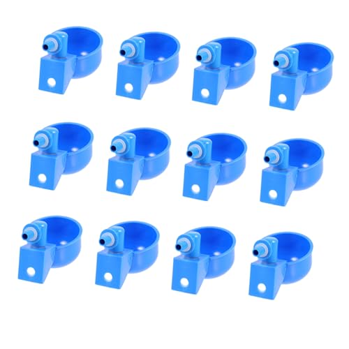 BEBEMOKO 12St Hühnerwasserschale automatische Hühnerbecher austauschbare Ententränke Geflügeltränke automatische Zuführung Geflügel Trinken Hühnerschale Haushaltswasserspender Plastik Blue BEBEMOKO 12St Hühnerwasserschale automatische Hühnerbecher austauschbare Ententränke Geflügeltränke automatische Zuführung Geflügel Trinken Hühnerschale Haushaltswasserspender Plastik Blue von BEBEMOKO