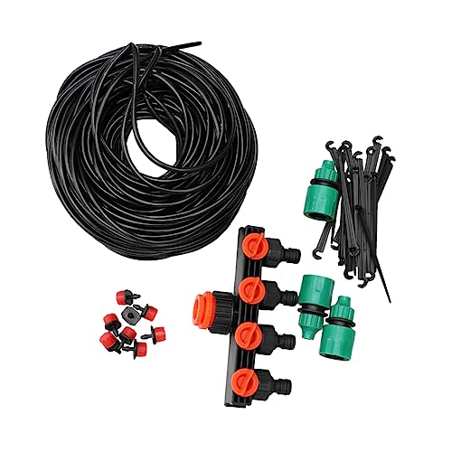 BEBEMOKO 156Stücke DIY Micro Tropfbewässerungssystem Mit Einstellbare Und Abschaltbare Tropfer Für Gartenbewässerung Flexible Anwendung Für Pflanzenbedarf von BEBEMOKO