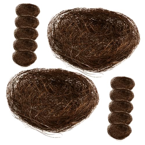 BEBEMOKO 16 Stück simuliertes Vogelnest Vogelzuchtnest Vogelnest Dekorationen Vogelhaus Vogelnest für Garten Vogelnest Ornamente Kolibri Faux Vogelnest Künstliche Vögel Seide BEBEMOKO 16 Stück simuliertes Vogelnest Vogelzuchtnest Vogelnest Dekorationen Vogelhaus Vogelnest für Garten Vogelnest Ornamente Kolibri Faux Vogelnest Künstliche Vögel Seide von BEBEMOKO