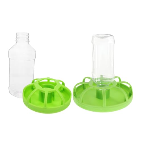 BEBEMOKO 2 Sets Wachtelkäfig-Futterstation aus langlebigem Kunststoff, Geflügelfutterspender, Flasche, Hühnerfütterungswerkzeug für Tauben, Küken, Wachteln, Papageien, Enten, Vögel, Geflügel BEBEMOKO 2 Sets Wachtelkäfig-Futterstation aus langlebigem Kunststoff, Geflügelfutterspender, Flasche, Hühnerfütterungswerkzeug für Tauben, Küken, Wachteln, Papageien, Enten, Vögel, Geflügel von BEBEMOKO