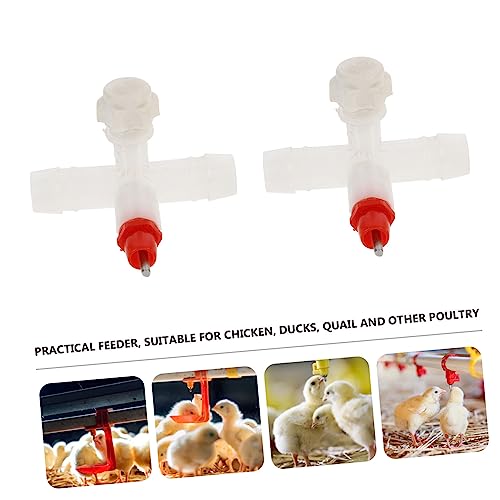 BEBEMOKO 20Sätze Hähnchen Trinknippel Armaturen für Geflügeltränken Automatisches Wassersystem für Hühner und Küken Langlebige BEBEMOKO 20Sätze Hähnchen Trinknippel Armaturen für Geflügeltränken Automatisches Wassersystem für Hühner und Küken Langlebige von BEBEMOKO