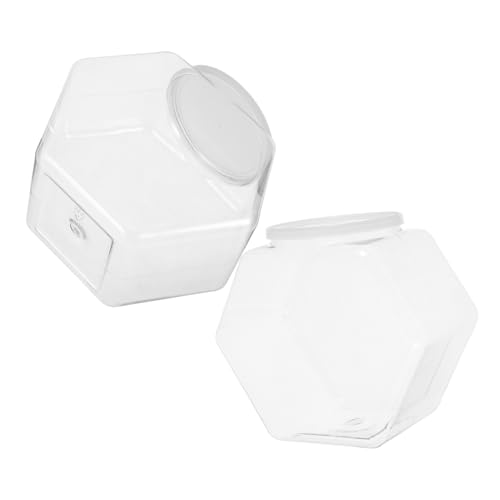 BEBEMOKO 2stücke Transparente Kunststoff Fischschalen Desktop Aquarium Für Büro Und Zuhause Bruchsicher Und Pflegeleicht Wasserinhalt Dekorative Vase Für Fische Und Pflanzen von BEBEMOKO