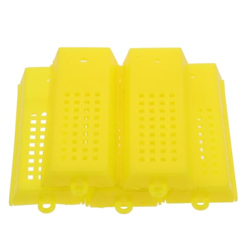 BEBEMOKO 5er Set Bienenkönigin Zuchtbecher Aus Gelbe Bienenkäfige Für Die Bienenzucht Bienenfänger Käfig Für Imkereibedarf Und Werkzeuge BEBEMOKO 5er Set Bienenkönigin Zuchtbecher Aus Gelbe Bienenkäfige Für Die Bienenzucht Bienenfänger Käfig Für Imkereibedarf Und Werkzeuge von BEBEMOKO