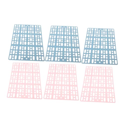 BEBEMOKO 6 x Kleintier-Fußpolster für Haustiere, Kaninchen, Tischset, Katze, Bodenmatte, Kaninchenkäfig, Polsterung, Kaninchenkäfig, Rattenkäfig-Matte, Haustier-Ruhematte, Kaninchen-Fußstütze, Matte BEBEMOKO 6 x Kleintier-Fußpolster für Haustiere, Kaninchen, Tischset, Katze, Bodenmatte, Kaninchenkäfig, Polsterung, Kaninchenkäfig, Rattenkäfig-Matte, Haustier-Ruhematte, Kaninchen-Fußstütze, Matte von BEBEMOKO
