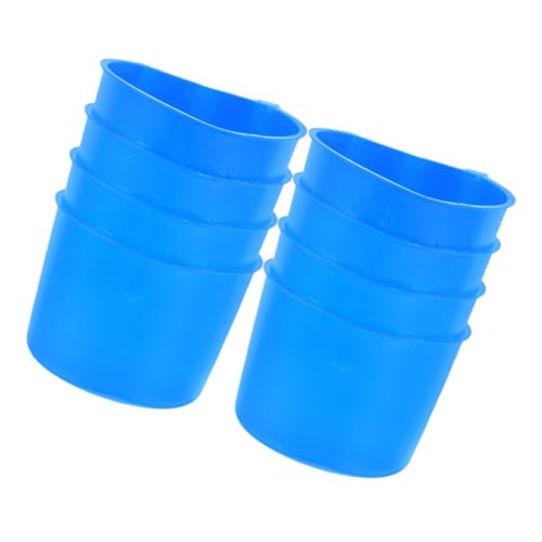 BEBEMOKO Hängende Futternäpfe für kleine Tiere, Kaninchen, Vögel, Hühnerstall, Wasser-Futterstation, praktisches Design für Futter und Wasserspender für kleine Haustiere, 8 Stück von BEBEMOKO