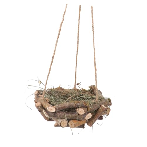 BEBEMOKO Hängendes Vogel-nest Deko Aus Handgefertigte Kunstwerk-dekoration Für Außenbereich Realistisches Und Leichtes Vogelnest Für Garten Und Balkon Für Tierliebhaber BEBEMOKO Hängendes Vogel-nest Deko Aus Handgefertigte Kunstwerk-dekoration Für Außenbereich Realistisches Und Leichtes Vogelnest Für Garten Und Balkon Für Tierliebhaber von BEBEMOKO