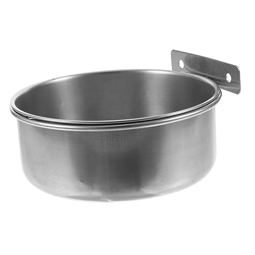 BEBEMOKO Hundenapf mit Sicherheitsverschluss Hängend für Käfige Design zu Reinigen für Futter und Wasser von BEBEMOKO