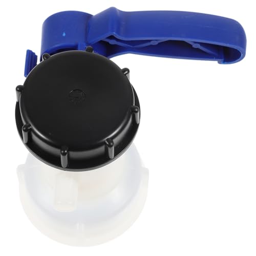 BEBEMOKO IBC Tankadapter mit Kugelventil Hochwertiges Zubehör für Wassertanks zu Bedienen Langlebig für Verwendung mit Chemikalien und Flüssigkeiten von BEBEMOKO