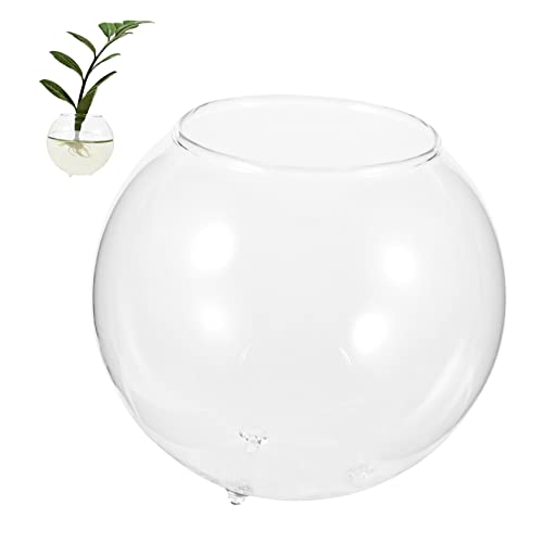 BEBEMOKO Micro-Landschaftsvase hochzeitsdeko hochzeitsdeco Zimmerbrunnen glasbehälter Aqua Aquarium Tischfischschale Fischglas-Desktop Tank heimisches Fischglas klare Mikrolandschaftsschale von BEBEMOKO
