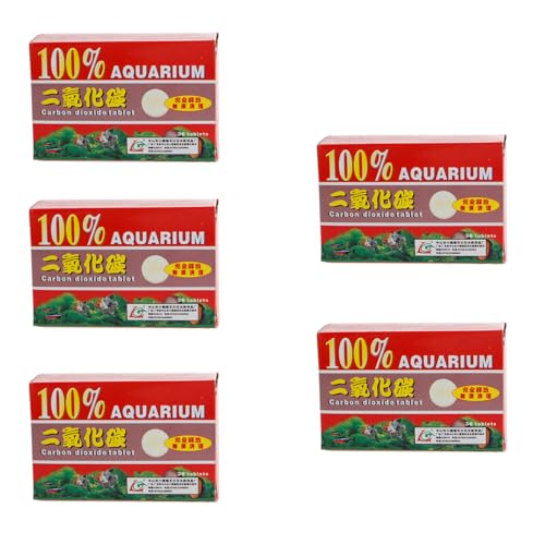180 Stück Aquarien CO2 Tabletten Kohlendioxid Diffusor für lebende Wasserpflanze, Gras, Hydrokultur, Aquarien, Zubehör, kleine Zierfische von BEBIKR