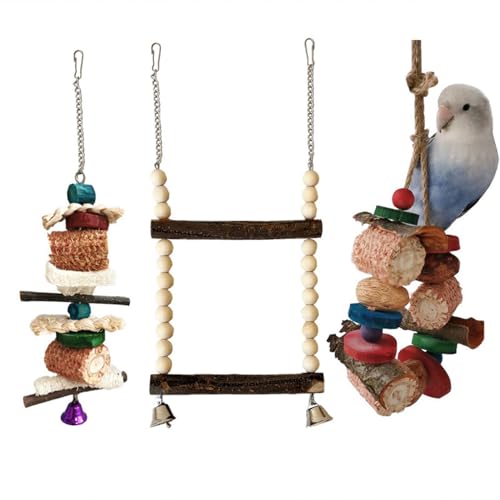 BEBIKR 3 Stück Hängende Vogelbisse Kauspielzeug Papagei Hängender Papagei Käfig Spielzeug Holz Haustier Kauwiderstände Molar Supplies Vogel Kauspielzeug für Papageien Natürliches Gras Vogel BEBIKR 3 Stück Hängende Vogelbisse Kauspielzeug Papagei Hängender Papagei Käfig Spielzeug Holz Haustier Kauwiderstände Molar Supplies Vogel Kauspielzeug für Papageien Natürliches Gras Vogel von BEBIKR