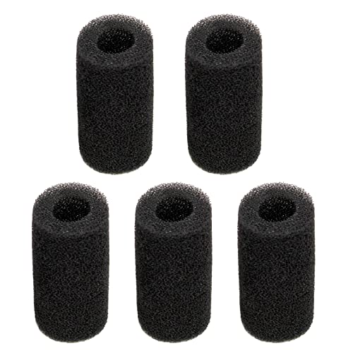 BEBIKR 5 x Vorfilter-Schaumstoff-Schwammrolle, Aquarium-Filter, Ansaugabdeckung für Aquarien, Aquarien, schwarz, Vorfilter-Zubehör, Schaumstoffrolle von BEBIKR