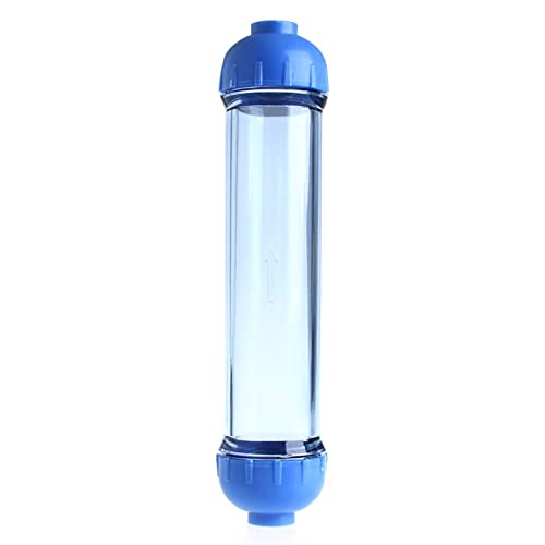 BEBIKR Wasserfiltergehäuse für Heim- und Sedimentfilter mit 6,35 mm Anschlüssen, Innengewinde, Innengewinde, Aquariumheizung, Lichtthermometer, Kies, Sanddekorationen, Filter von BEBIKR