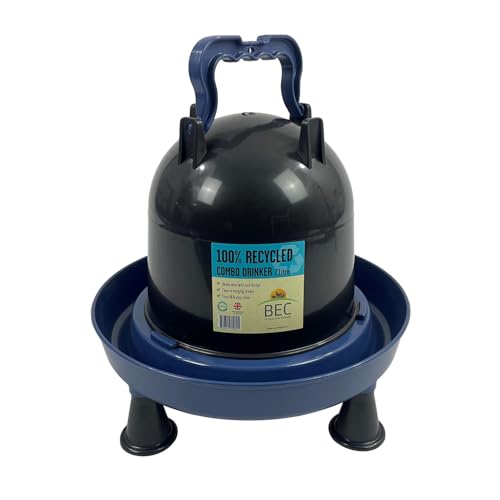 BEC 7 l 100 % recycelter Trinker mit Füßen, Indoor-Geflügeltrinker, Hühnertrinker, auch für Enten und Wildvögel geeignet BEC 7 l 100 % recycelter Trinker mit Füßen, Indoor-Geflügeltrinker, Hühnertrinker, auch für Enten und Wildvögel geeignet von BEC