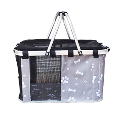 BECCYYLY Hundegeschirr tragbar zusammenklappbar einkaufen Reisen hundehandtasche atmungsaktiv fahrradkorb reisekorb | Hundekorb BECCYYLY Hundegeschirr tragbar zusammenklappbar einkaufen Reisen hundehandtasche atmungsaktiv fahrradkorb reisekorb | Hundekorb von BECCYYLY