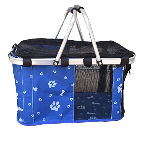BECCYYLY Hundegeschirr tragbar zusammenklappbar einkaufen Reisen hundehandtasche atmungsaktiv fahrradkorb reisekorb | Hundekorb BECCYYLY Hundegeschirr tragbar zusammenklappbar einkaufen Reisen hundehandtasche atmungsaktiv fahrradkorb reisekorb | Hundekorb von BECCYYLY