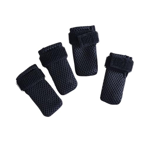 Katzenstiefel, Hundestiefel für verletzte Pfoten, atmungsaktives Netzgewebe, kratzfeste Krallenschutz, zum Schneiden von Nägeln, Größe M, Schwarz Katzenstiefel, Hundestiefel für verletzte Pfoten, atmungsaktives Netzgewebe, kratzfeste Krallenschutz, zum Schneiden von Nägeln, Größe M, Schwarz von BECHANMIG
