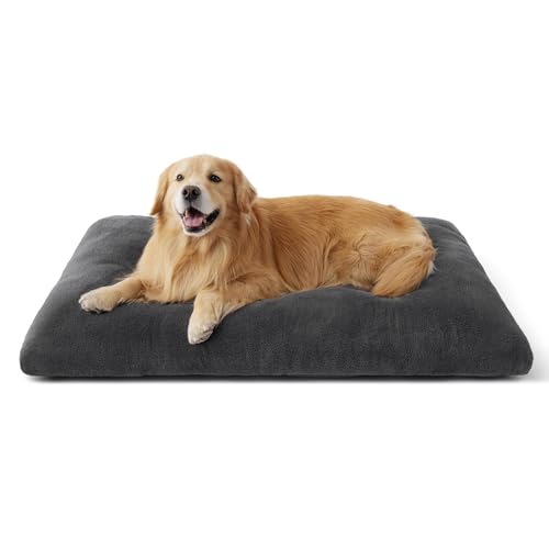 BEDSURE Hundebett Waschbar Extra Groß - XXL Hundekissen Bett Beruhigende Hundematratze mit Rutschfestem Boden, XL Hund Warmes Kissen für Große Haustiere, Grau, 119x74x8cm BEDSURE Hundebett Waschbar Extra Groß - XXL Hundekissen Bett Beruhigende Hundematratze mit Rutschfestem Boden, XL Hund Warmes Kissen für Große Haustiere, Grau, 119x74x8cm von BEDSURE
