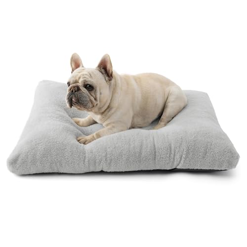 BEDSURE Hundebett Waschbar Groß - Hundekissen Bett Beruhigende Hundematratze mit Rutschfestem Boden, Warmes Kissen für Große Haustiere, Hellgrau, 74x53x8cm BEDSURE Hundebett Waschbar Groß - Hundekissen Bett Beruhigende Hundematratze mit Rutschfestem Boden, Warmes Kissen für Große Haustiere, Hellgrau, 74x53x8cm von BEDSURE