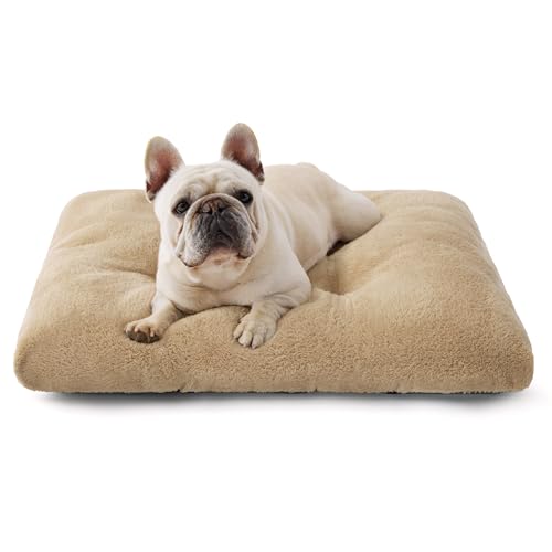 BEDSURE Hundebett Waschbar Groß - Hundekissen Bett Beruhigende Hundematratze mit Rutschfestem Boden, Warmes Kissen für Große Haustiere, Kamel, 74x53x8cm BEDSURE Hundebett Waschbar Groß - Hundekissen Bett Beruhigende Hundematratze mit Rutschfestem Boden, Warmes Kissen für Große Haustiere, Kamel, 74x53x8cm von BEDSURE