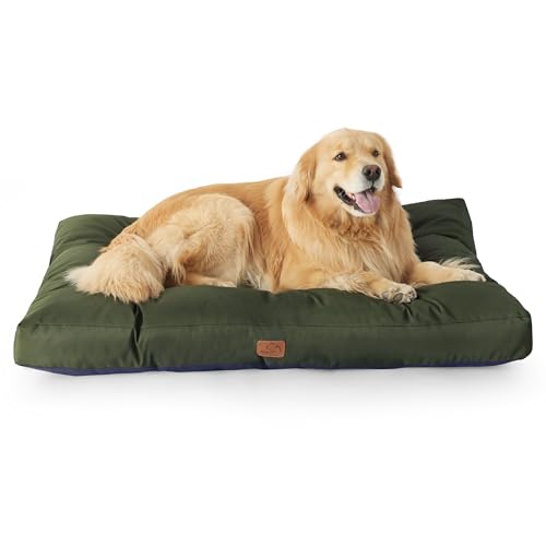 BEDSURE Hundekissen Grosse Hunde waschbar - 111x89cm hundematratze wasserdicht XXL für große, mittelgroße Hunde Outdoor gepolstert Hundematte grün in 10cm Höhe BEDSURE Hundekissen Grosse Hunde waschbar - 111x89cm hundematratze wasserdicht XXL für große, mittelgroße Hunde Outdoor gepolstert Hundematte grün in 10cm Höhe von BEDSURE