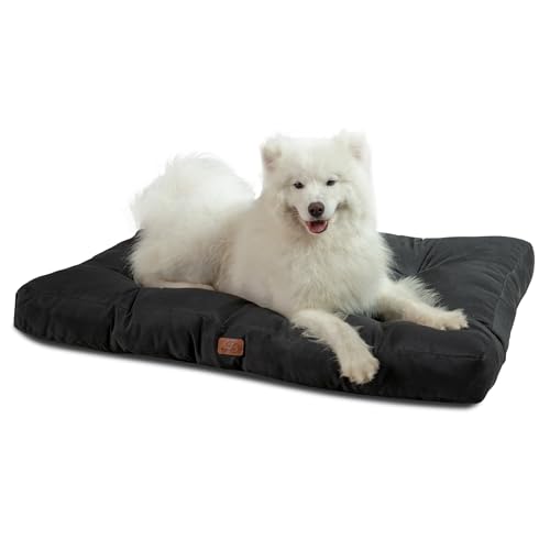 BEDSURE Hundekissen große Hunde waschbar - 111x89cm hundematratze wasserdicht XXL für große, mittelgroße Hunde Outdoor gepolstert Hundematte tiefschwarz in 10cm Höhe, groß XL Hundebett für Haustiere BEDSURE Hundekissen große Hunde waschbar - 111x89cm hundematratze wasserdicht XXL für große, mittelgroße Hunde Outdoor gepolstert Hundematte tiefschwarz in 10cm Höhe, groß XL Hundebett für Haustiere von BEDSURE