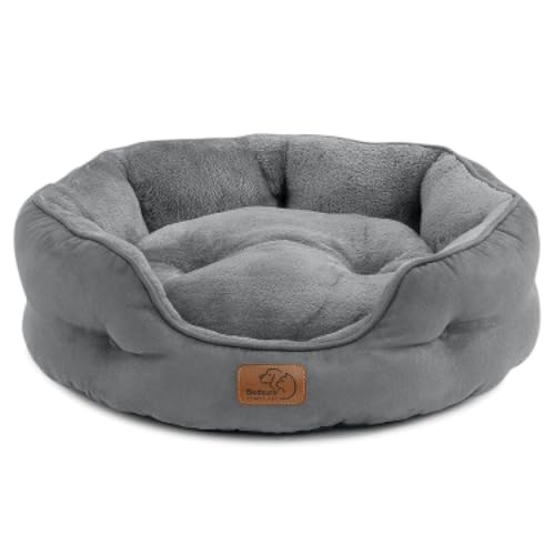 BEDSURE Katzenbett waschbar Katzen Bettchen - 51x48x15cm Katzenkorb mit Zweiseitig Innenkissen Katzenschlafplatz für Katzen oder kleine Hunde,Grau BEDSURE Katzenbett waschbar Katzen Bettchen - 51x48x15cm Katzenkorb mit Zweiseitig Innenkissen Katzenschlafplatz für Katzen oder kleine Hunde,Grau von BEDSURE