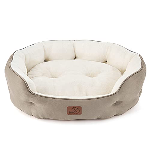 BEDSURE Katzenbett waschbar Katzen Bettchen - 63x53x20cm Katzen Bett mit Zweiseitig Innenkissen Katzenschlafplatz für Katzen oder kleine Hunde, Kamel BEDSURE Katzenbett waschbar Katzen Bettchen - 63x53x20cm Katzen Bett mit Zweiseitig Innenkissen Katzenschlafplatz für Katzen oder kleine Hunde, Kamel von BEDSURE
