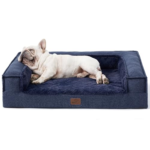 BEDSURE Orthopädisches Hundebett Große Hunde - Hundekorb, Hundekissen, Hundesofa mit Eierförmiger Kistenschaum, Kuschelig Schlafplatz in Größe 71x58x15 cm, Abnehmbar und Waschbar Hundebetten, Navyblau BEDSURE Orthopädisches Hundebett Große Hunde - Hundekorb, Hundekissen, Hundesofa mit Eierförmiger Kistenschaum, Kuschelig Schlafplatz in Größe 71x58x15 cm, Abnehmbar und Waschbar Hundebetten, Navyblau von BEDSURE