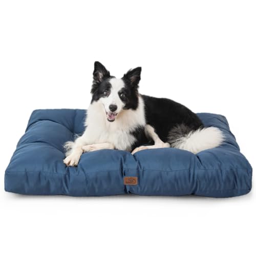 BEDSURE Wasserdichtes Hundebett große Waschbar - 91x68 cm hundematratze kühlmatte L für Hunde, Outdoor gepolstert Hundematte Dunkles blau in 10cm Höhe, selbstkühlend Grosse XL Hundekissen für Sommer BEDSURE Wasserdichtes Hundebett große Waschbar - 91x68 cm hundematratze kühlmatte L für Hunde, Outdoor gepolstert Hundematte Dunkles blau in 10cm Höhe, selbstkühlend Grosse XL Hundekissen für Sommer von BEDSURE