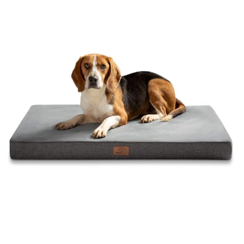 BEDSURE orthopädisches Hundekissen große Hunde - 120x74x10cm waschbares Hundebett mit 2 in 1 Memoryschaum, kuscheliges Hundematte Hundematratze in größe, dunkelgrau BEDSURE orthopädisches Hundekissen große Hunde - 120x74x10cm waschbares Hundebett mit 2 in 1 Memoryschaum, kuscheliges Hundematte Hundematratze in größe, dunkelgrau von BEDSURE