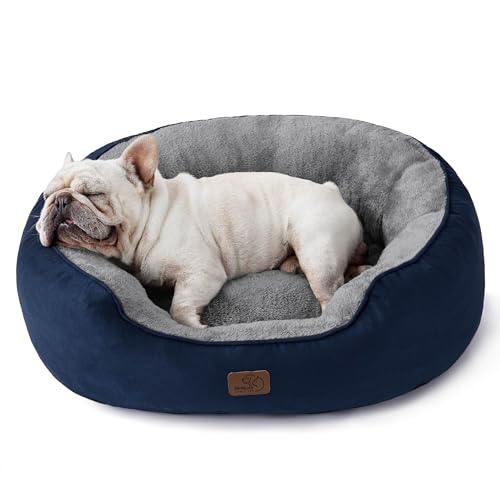 BEDSURE Katzenbett waschbar Katzen Bettchen - 76x61x20cm Katzen Bett mit Zweiseitig Innenkissen Katzenschlafplatz für Katzen oder kleine Hunde, Navyblau BEDSURE Katzenbett waschbar Katzen Bettchen - 76x61x20cm Katzen Bett mit Zweiseitig Innenkissen Katzenschlafplatz für Katzen oder kleine Hunde, Navyblau von BEDSURE