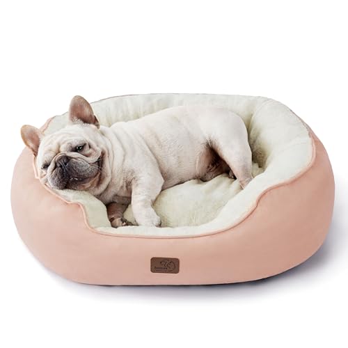 BEDSURE Katzenbett waschbar Katzen Bettchen - 76x61x20cm Katzen Bett mit Zweiseitig Innenkissen Katzenschlafplatz für Katzen oder kleine Hunde, rosa BEDSURE Katzenbett waschbar Katzen Bettchen - 76x61x20cm Katzen Bett mit Zweiseitig Innenkissen Katzenschlafplatz für Katzen oder kleine Hunde, rosa von BEDSURE
