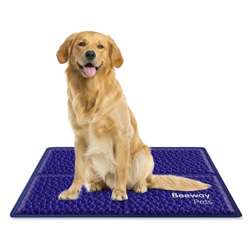 BEEWAY kühlmatte für Hunde, Kratzfeste aluminiumfolien Material, Kühlmatte für Haustiere, Gelpad für Hunde und Katzen im heißen Sommer – 88x60 cm BEEWAY kühlmatte für Hunde, Kratzfeste aluminiumfolien Material, Kühlmatte für Haustiere, Gelpad für Hunde und Katzen im heißen Sommer – 88x60 cm von BEEWAY
