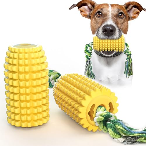 BEIJIALY Haustier-Kauspielzeug, Interaktives Hundespielzeug, Mais-Zahnbürstenstab, Maiskolben, Hunde-Kauspielzeug, Hunde-Beißstab, Multifunktionales Zahnreinigungs-Hunde-Kauspielzeug mit BEIJIALY Haustier-Kauspielzeug, Interaktives Hundespielzeug, Mais-Zahnbürstenstab, Maiskolben, Hunde-Kauspielzeug, Hunde-Beißstab, Multifunktionales Zahnreinigungs-Hunde-Kauspielzeug mit von BEIJIALY