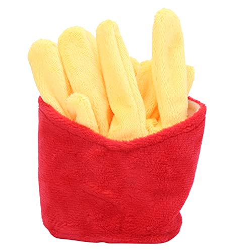 BEIJIALY Quietschendes Hundespielzeug, Beißspielzeug, Plüsch-Quietschspielzeug für Hunde, Kauspielzeug für Hunde, Simulation von Pommes Frites, Weiches Plüschspielzeug für Kleine, BEIJIALY Quietschendes Hundespielzeug, Beißspielzeug, Plüsch-Quietschspielzeug für Hunde, Kauspielzeug für Hunde, Simulation von Pommes Frites, Weiches Plüschspielzeug für Kleine, von BEIJIALY