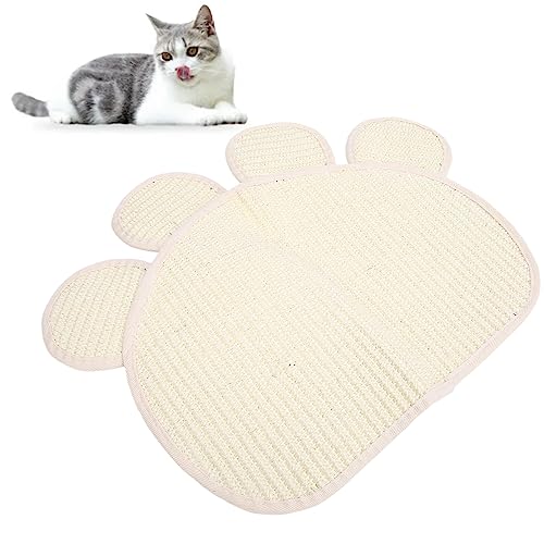 BEIJIALY Sisal Cat Scratch Pad, Cat Scratcher Mat, Horizontal Floor Scratching Pads Rug Cute Shape Grinding Claw Furniture Protection Cat Floor Scratching Pad for Cats Kittens BEIJIALY Sisal Cat Scratch Pad, Cat Scratcher Mat, Horizontal Floor Scratching Pads Rug Cute Shape Grinding Claw Furniture Protection Cat Floor Scratching Pad for Cats Kittens von BEIJIALY