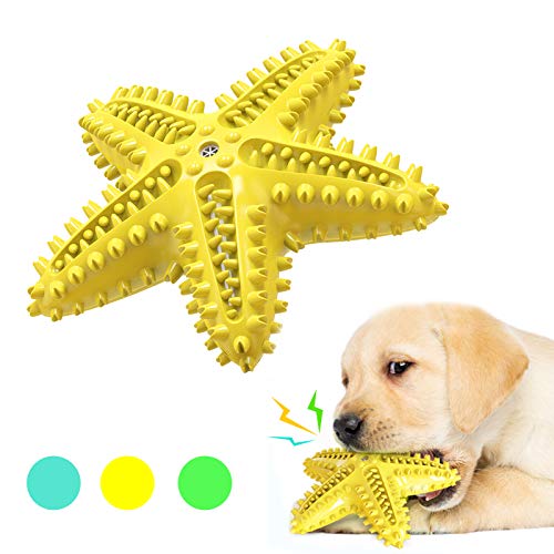 BEISIJIA Kauspielzeug für Hunde, langlebig, quietschend, Zahnreinigungsspielzeug, Zahnbürste, Zahnpflege für kleine, mittelgroße und große Hunde von BEISIJIA
