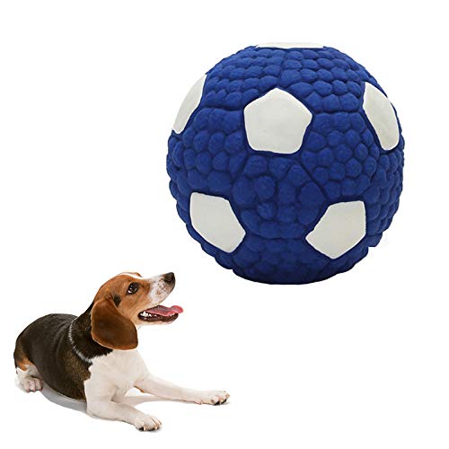 BEISIJIA Quietschender Haustier-Hundespielzeugball, weicher Latex-Kauball, Spielzeug, verschleißfest, für kleine, mittelgroße und große Hunde von BEISIJIA